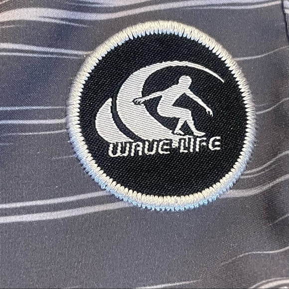 Wave Life Gray Swim Shorts Trunks with  Built in Briefs Size 36 - Picture 8 of 11